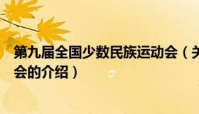 第九届全国少数民族运动会（关于第九届全国少数民族运动会的介绍）