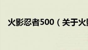 火影忍者500（关于火影忍者500的介绍）