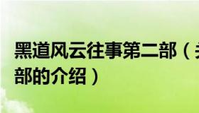 黑道风云往事第二部（关于黑道风云往事第二部的介绍）