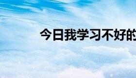 今日我学习不好的原因是什么？