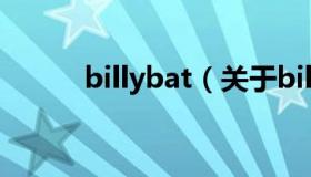 billybat（关于billybat的介绍）