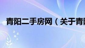 青阳二手房网（关于青阳二手房网的介绍）