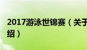 2017游泳世锦赛（关于2017游泳世锦赛的介绍）