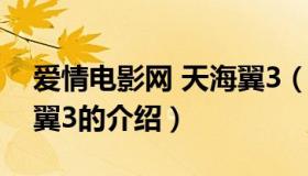 爱情电影网 天海翼3（关于爱情电影网 天海翼3的介绍）