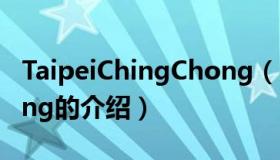 TaipeiChingChong（关于TaipeiChingChong的介绍）