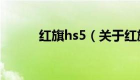 红旗hs5（关于红旗hs5的介绍）