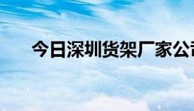 今日深圳货架厂家公司（深圳货架厂）