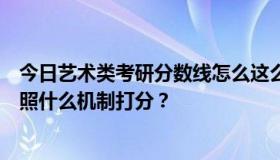 今日艺术类考研分数线怎么这么低？怎么考，怎么录取，按照什么机制打分？