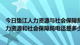 今日垫江人力资源与社会保障局官网电话（重庆市垫江县人力资源和社会保障局电话是多少）