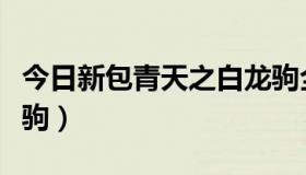 今日新包青天之白龙驹全集（新包青天之白龙驹）