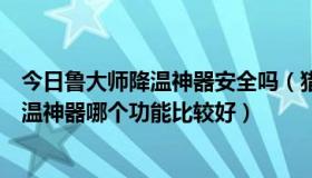 今日鲁大师降温神器安全吗（猎豹手机降温神器和鲁大师降温神器哪个功能比较好）