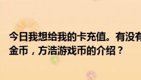 今日我想给我的卡充值。有没有人有关于q币，51友卡，VS金币，方浩游戏币的介绍？