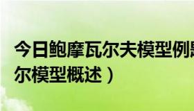 今日鲍摩瓦尔夫模型例题（鲍莫尔模型的鲍莫尔模型概述）