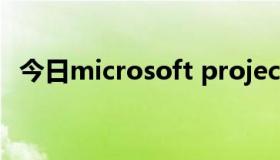 今日microsoft project的主要功能是什么