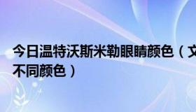 今日温特沃斯米勒眼睛颜色（文特沃斯·厄尔·米勒三世 眼睛不同颜色）