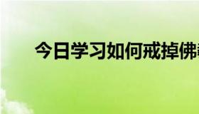 今日学习如何戒掉佛教网络上的淫荡。