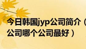 今日韩国jyp公司简介（YG公司 SM公司 JYP公司哪个公司最好）