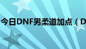 今日DNF男柔道加点（DNF男柔道刷图加点）