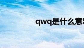 qwq是什么意思（qwq）