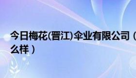 今日梅花(晋江)伞业有限公司（梅花集团的梅花伞的材质怎么样）