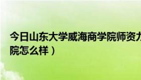 今日山东大学威海商学院师资力量（山东大学威海分校商学院怎么样）