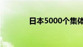 日本5000个集体仓库的视频