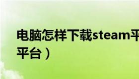 电脑怎样下载steam平台（怎么下载steam平台）