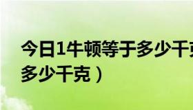 今日1牛顿等于多少千克米每秒（1牛顿等于多少千克）