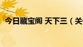 今日藏宝阁 天下三（关于天下三的藏宝阁）