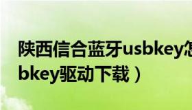 陕西信合蓝牙usbkey怎么转账（陕西信合usbkey驱动下载）