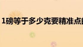 1磅等于多少克要精准点的（1磅等于多少克）