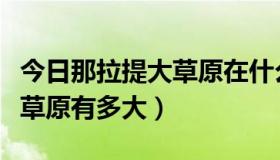 今日那拉提大草原在什么地方（谁知道那拉提草原有多大）