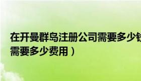 在开曼群岛注册公司需要多少钱（企业在开曼群岛注册公司需要多少费用）