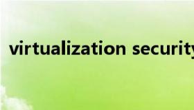 virtualization security（virtualization）