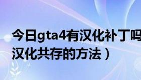 今日gta4有汉化补丁吗（求 gta4画面补丁和汉化共存的方法）