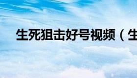 生死狙击好号视频（生死狙击好号天神）