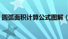 圆弧面积计算公式图解（圆弧面积计算公式）