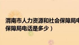 渭南市人力资源和社会保障局电话（渭南市人力资源和社会保障局电话是多少）