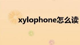 xylophone怎么读（xylophone）