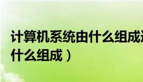 计算机系统由什么组成选择题（计算机系统由什么组成）