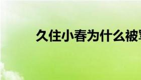 久住小春为什么被骂（久住小春）