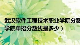 武汉软件工程技术职业学院分数线（2018武汉软件工程职业学院单招分数线是多少）