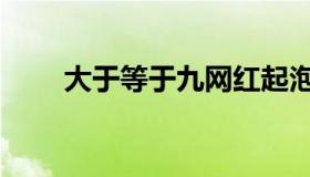 大于等于九网红起泡酒（大于等于）