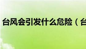 台风会引发什么危险（台风会引发什么灾害）