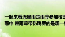 一起来看流星雨楚雨荨参加校园舞会是哪期（一起又看流星雨中 楚雨荨带伤跳舞的是哪一集）