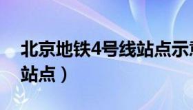 北京地铁4号线站点示意图（北京地铁4号线站点）