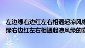 左边绿右边红左右相遇起凉风绿的喜欢及时雨是一则（左边绿右边红左右相遇起凉风绿的喜欢及时雨）