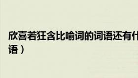 欣喜若狂含比喻词的词语还有什么（欣喜若狂 含比喻词的词语）