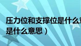 压力位和支撑位是什么意思（压力位和支撑位是什么意思）