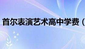 首尔表演艺术高中学费（首尔表演艺术高中）